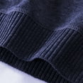 thumbnail image 6 of khonts Clearance,Men's Oversized Knitted Button up Polo Shirts Long Sleeve Casual Soft Tops Fashion Comfortable V-Neck T Shirts Navy XL, 6 of 8