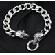 thumbnail image 5 of homme Acier Parures De Main, Pulsera En Acier Titane Skull Head Pour Homme, 5 of 5