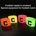 thumbnail image 2 of Nuevos colores Fútbol Jugador de fútbol Deporte Deportes flexibles Bandas ajustables Brazalete de capitán para niños y jóvenes Deportes de equipo Fútbol, 2 of 4