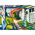 thumbnail image 3 of Sayen, Henry Lyman 24x18 Black Modern Framed Museum Art Print Titled - Grape Arbor, 3 of 5
