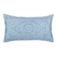 thumbnail image 4 of Better Trends Blue Rio Floral Design 100% Cotton For All Ages Bedspread Set, King, 4 of 6