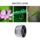 thumbnail image 4 of Kit de lente de cámara 3 en 1 ojo de pez + gran angular + macro para teléfono (plata) Tmvgtek Para estrenar, 4 of 9