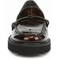 thumbnail image 3 of Franco Sarto Women's Senna Lug Sole Loafer Brown Mult Patent 9M, 3 of 6
