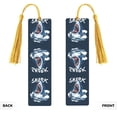 thumbnail image 2 of Kdxio Shark Print Metal Tassel Bookmarks,Perfect Gift for Art Lovers and Bookworms Metal Bookmarks for Women, 2 of 8