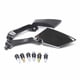 thumbnail image 1 of Speravity Pack de 2 Espejos Moto Líneas Hermosas Rotación 360° Vista Trasera Visión Gran Angular Resistencia a la Corrosión Accesorios Ciclomotor Accesorios para motos Speravity VI002042-00B, 1 of 6