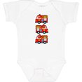 thumbnail image 3 of Inktastic Fire Truck Firefighter Bear Boys or Girls Baby Bodysuit, 3 of 5
