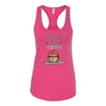 thumbnail image 2 of Wild Bobby, We CouldnÃ¢â‚¬â„¢t Have Picked a Better Teacher Apple Basket Pop Culture Ladies Racerback Tank Top, Raspberry, X-Large, 2 of 3