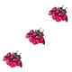 thumbnail image 5 of Ramo de 9 Cabezas Injueey Flores Artificiales Tulipanes Simulación Suave Rosa, 5 of 6