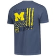 thumbnail image 4 of Men's  Navy Michigan Wolverines Comfort Colors OHT Camo Overlay T-Shirt, 4 of 4
