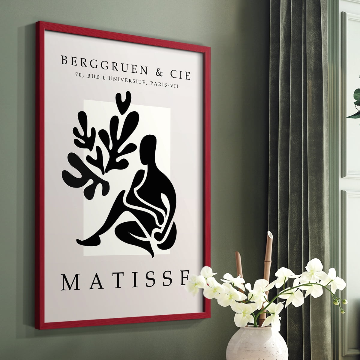 Matisse LIII Framed Print - Solid Wood