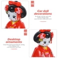 thumbnail image 4 of ColoMX Kimono Doll Shaking Head Doll Coche Ornamento Solar Sentado Kimono Doll Auto Ornamento, 4 of 7