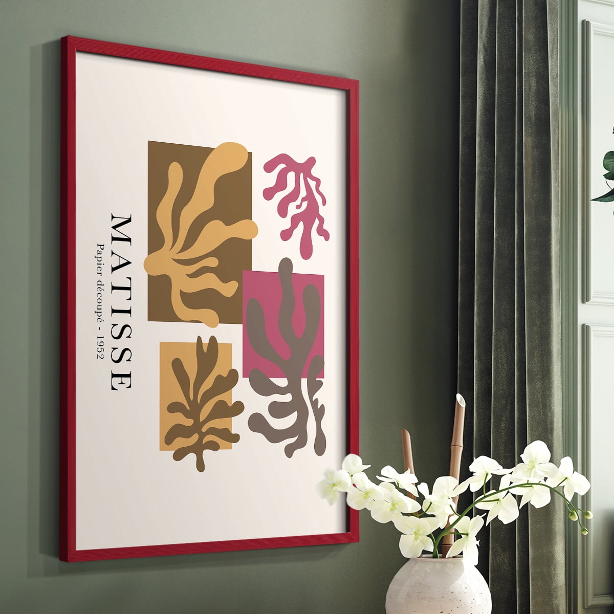 Matisse CCXLVI in Solid Wood 8 x 10 Framed Print