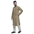 thumbnail image 2 of Atasi Printed Designer Kurta For Boys Casual Kurta Pajama Set Ethnic Summer Clothing, 2 of 5