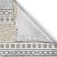thumbnail image 3 of Ambesonne Rose Kitchen Curtains, Vintage Floral Victorian, 55"x39", Grey Tan and White, 3 of 3