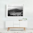 thumbnail image 2 of Hanalei Taro Fields - Hanalei Hawaii Photography Black and White Landscape Mountain Nature Forest Scenic Foggy White Framed Wall Art Print 24 x 36 inches, 2 of 3
