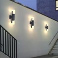 thumbnail image 3 of Lámpara de pared LED moderna de 110-240 V, lámpara de aplique impermeable para dormitorio, pasillo, blanco cálido, 5Wx2, 3 of 8