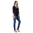 thumbnail image 4 of Womens Criss Cross Round Hem Top, 4 of 5