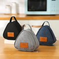 thumbnail image 6 of Clearance! Aoorsake Insulated Lunch Bag Small Reusable Snack Bags Food Container For Women Sandwich Bag Work Travel Gym Picnic Leakproof Outdoors Game Handbags For Adults Grey， Clearance Sale, 6 of 9
