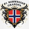 thumbnail image 3 of CafePress - Number One Norwegian Grandpa Sweatshirt - Crew Neck Sweatshirt, 3 of 4