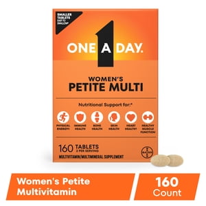 One A Day Women's Petites Multivitamin Tablets, 160 Ct