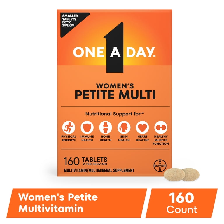 One A Day Women's Petites Multivitamin Tablets, 160 Ct photo 1