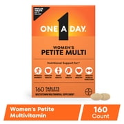 One A Day Women's Petites Tablets, Multivitamins for Women, 160 Ct