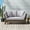 Grey, variant on Polyester Material - Resistant to Wear and Tear - Garden Setting - Sturdy Daybed with Solid Frame