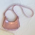 thumbnail image 1 of Bolso De Hombro Bolso Patrón de cocodrilo cruzados de hombro de cuero de PU Moda para el trabajo (rosa), 1 of 6