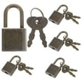 thumbnail image 4 of 5 Sets of Treasure Box Lock with Key Plastic Lock Kids Toy Box Padlock Treasure Chest Lock Accessory, 4 of 8