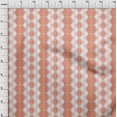 thumbnail image 3 of oneOone Cotton Silk Fabric Triangle & Hexagon Geometric Printed Craft Fabric BTY 42 Inch Wide, 3 of 4