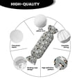 thumbnail image 5 of Salouo Funny Beagle Active Dog Pattern Cute Bolster Pillow,Cylindrical Pillow Long Pillow for Bed Round Side Pillow for Knee/Leg/Neck ,- Length 24.4" x 9.8" Diameter, 5 of 8