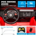 thumbnail image 5 of 12V Electric Kids Ride On Truck Car Jeep Toys 3 Speeds w/MP3,LED,Cover,Remote Control(Red), 5 of 15