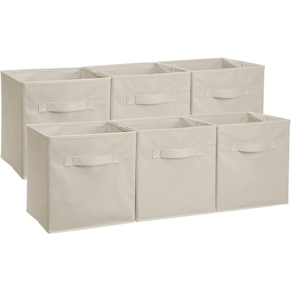 E-Commerce Foldable Storage Cubes - Foldable Cloth Storage Cube Basket Bins Organinzer for Nursery, Home, Office,Pack of 2