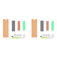thumbnail image 1 of 2X M.2 NVMe SSD Heat Sink 2mm for M2 2280 Solid State Hard Disk Copper Heatsink with Thermal Pad Laptop SSD Radiator, 1 of 7