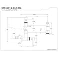 thumbnail image 2 of Kingston Brass KS5108DL Concord Wall Mount Pot Filler Faucet in Brushed Nickel, 2 of 5
