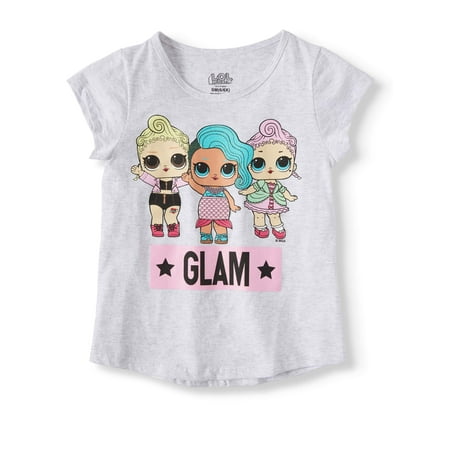 LOL Surprise - Doll Glitter Graphic T-Shirt (Little Girls & Big Girls ...