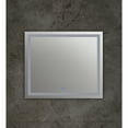 thumbnail image 2 of Rectangle Glass Wall Mirror with Warm White LED Light, Clear, 2 of 4