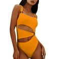 thumbnail image 1 of Aayomet Maillot de Bain pour Femmes Bikini Coloré (Jaune, S), 1 of 5
