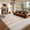 3-Orange, variant on Beltran 4' x 6' Vintage Boho Area Rug, Geometric Low-Pile Non-Slip Carpet for Living Room, Bedroom, Dining Room, Orange