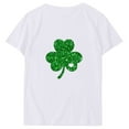thumbnail image 4 of LSLJS Women's Casual T-shirt Imprimé Arbre de Noël à Manches Courtes Col Rond, 4 of 4