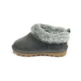 thumbnail image 4 of BEARPAW Toddler Asher Suede Slippers - Gray Size 4, 4 of 8