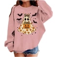 thumbnail image 6 of XUNKUSGA Halloween Sweatshirts for Girls Boys Casual Crewneck Long Sleeve Cute Printed Pullover Tops Soft Fleece Oversized Sweatshirts for Girls 1-13 Years 2-3 Years, 6 of 9