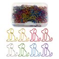 thumbnail image 1 of Visland 50Pcs Christmas Paper Clips Dog Shape Non-bending Metal Clips Office School Desk Organizing Cards Document Fasteners, 1 of 8