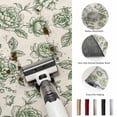 thumbnail image 5 of Round Rugs 3Ft, Sage Green Rose Round Area Rug Washable Indoor Throw Carpet, Farmhouse Vintage Botanical Floral Burlap Small Non Slip Circle Rug for Bedroom Living Room Home Decor Aesthetic, 5 of 8