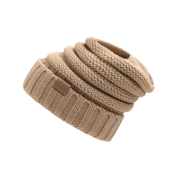 Womens Plain Winter Baggy Warm Ski Slouch Head Beanie Knitted Snow Caps Hats