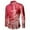 O-Red, variant on Men's Summer Casual Loose Shirt Plus Size Solid Long Sleeve Dress Shirt for Comfort and Style