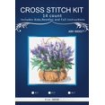 thumbnail image 1 of Girly travel patterns Counted Cross Stitch 14CT 14CT 18CT 25ct 28ct DIY Cross Stitch Kits Embroidery Needlework Sets14CT white fabric Gao Jinjia LED, 1 of 2