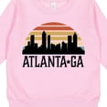 thumbnail image 3 of Inktastic Atlanta Georgia Skyline Vintage Toddler Sweatshirt, 3 of 4
