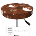 thumbnail image 4 of Kll Sloths Need More Coffee Round Bar Chair Cushion Cover 14 Inch,Bar Stool Protector With Elastic, Soft Washable, 4 of 7