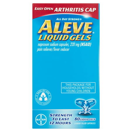 Aleve arthrite Naproxen Analgésique / Fièvre Réducteur 220mg, 80ct